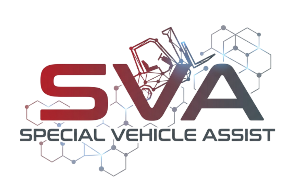 SVA（Special Vehicle Assist）ロゴ — 特殊車両への安全装置出張取付サービス