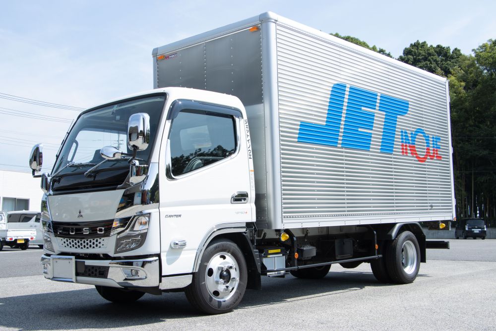 20キャンターフロントバンパー用コーナーメッキ 標準 LH 画像2