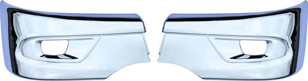 20キャンターフロントバンパー用コーナーメッキ 標準 LH 画像4