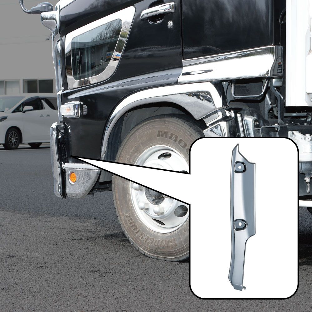 バンパーエンドカバーR/L 17レンジャー スポイラー付 画像3