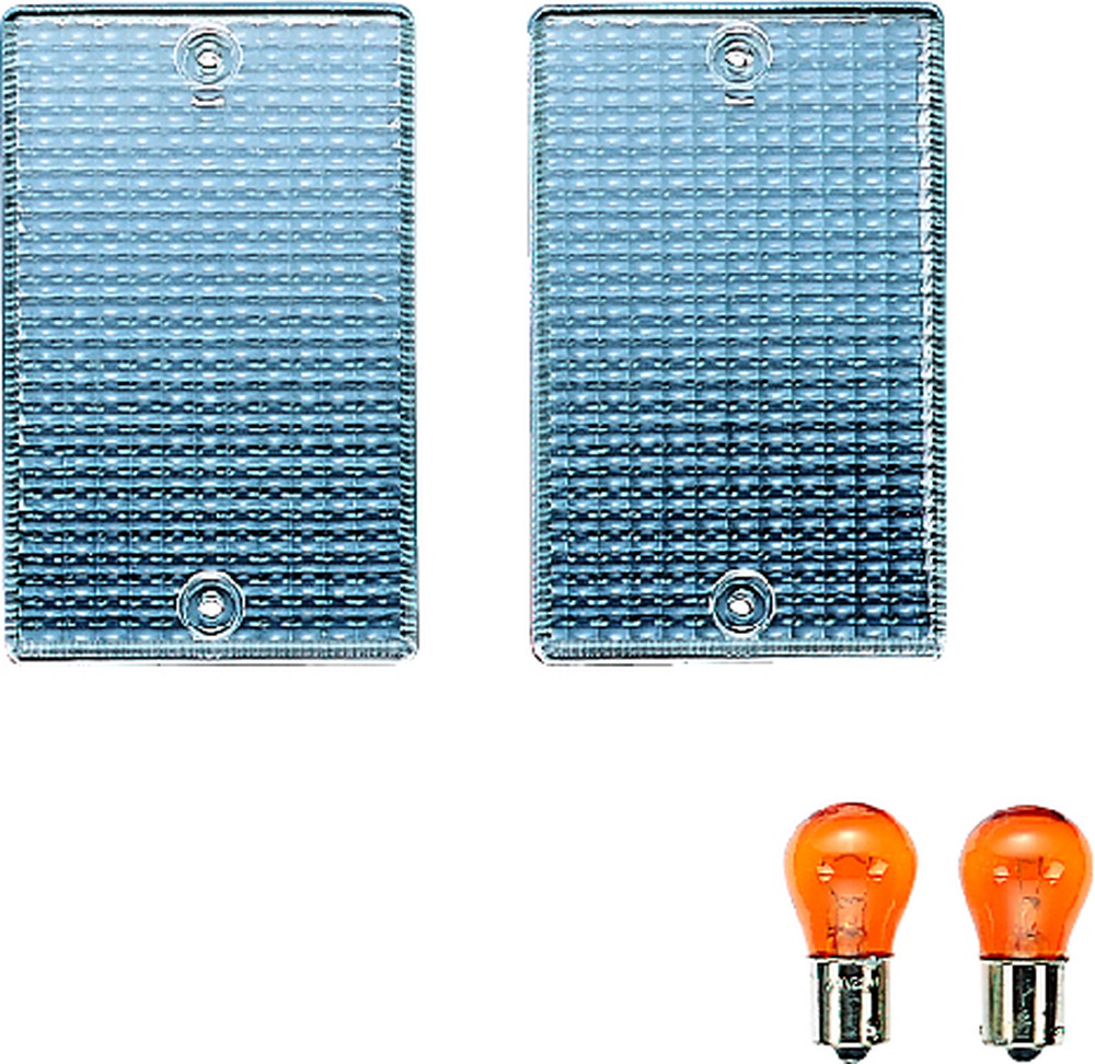 ウインカーレンズセット Nエルフ 24V/25W クリヤー
