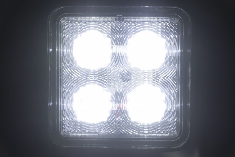 WL-09 LED4 ミニワークランプ 角型 12W 72x72 画像2
