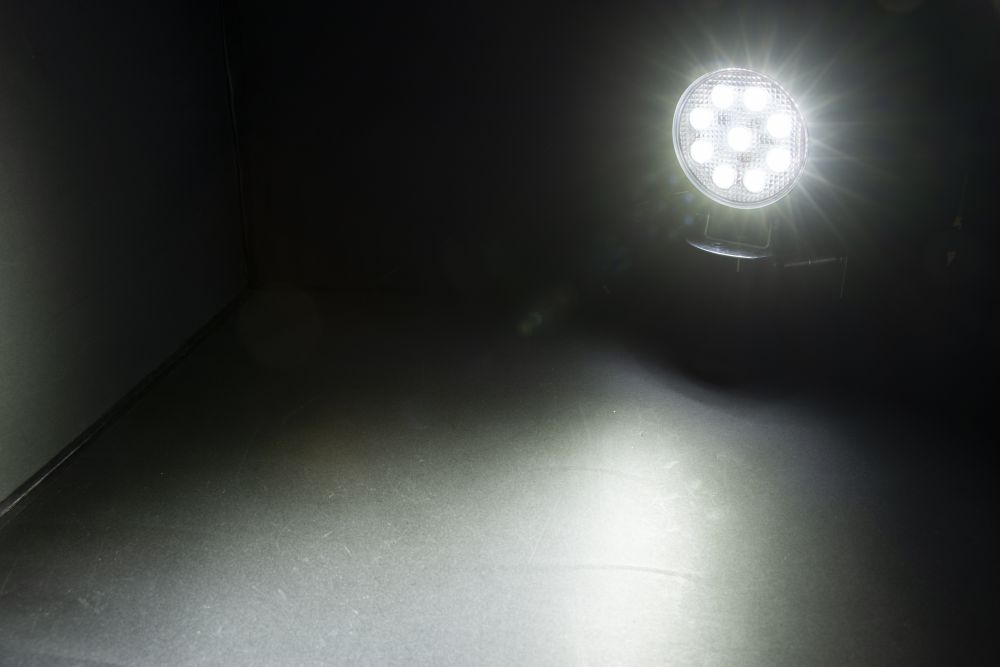 WL-51 LED9ハイパワーLEDワークランプ 丸型27W 画像2
