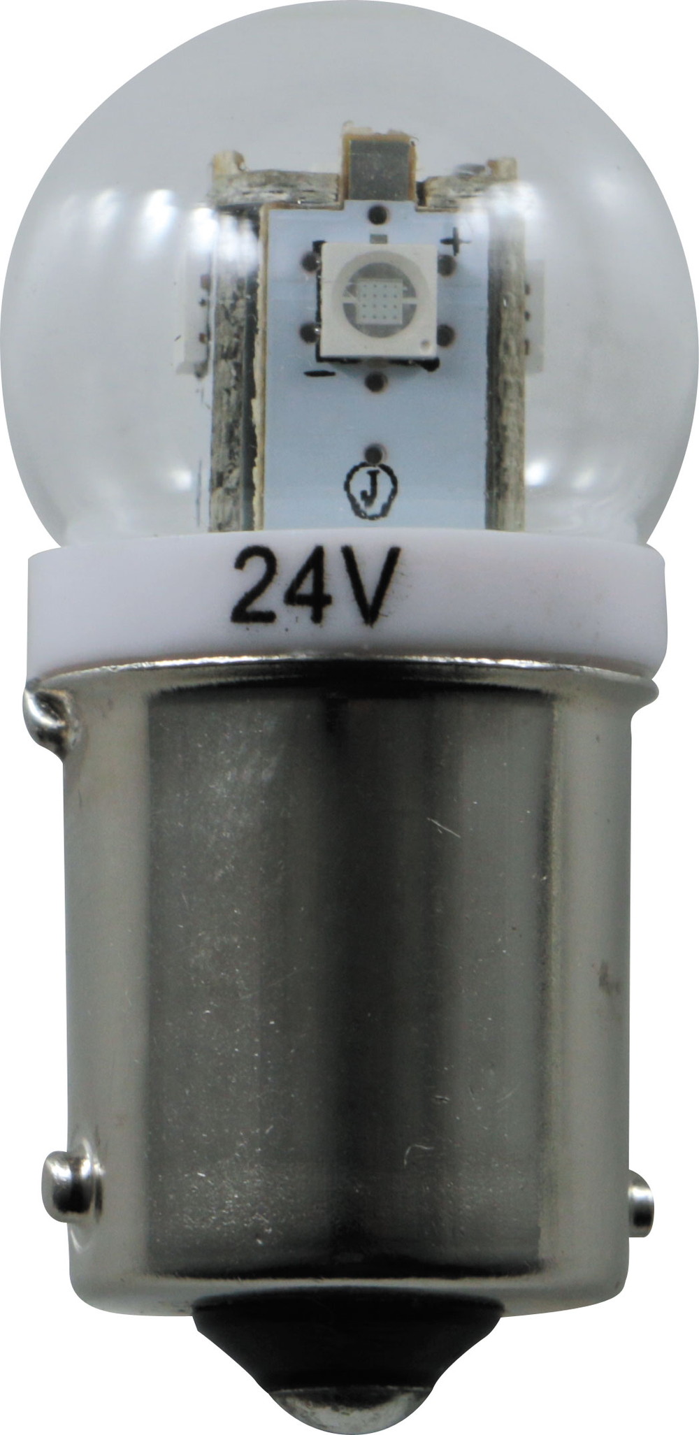 電球型LED5バルブ 24V BA15S レッド