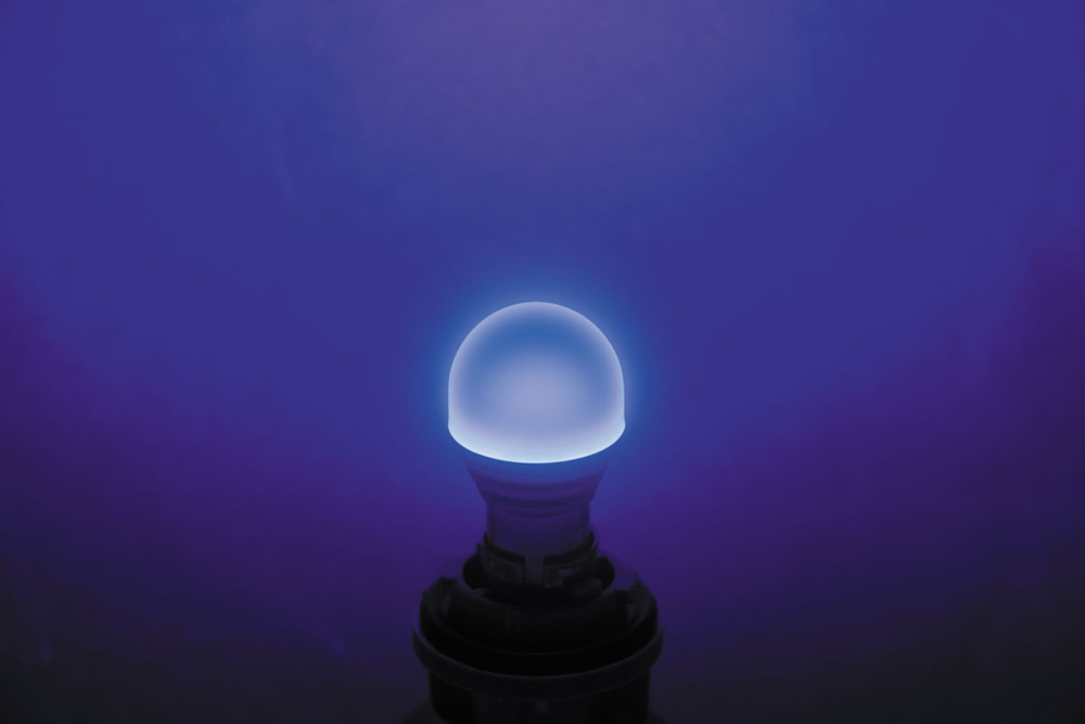 LEDハイパワー 3Dバルブ 24V BA15S ブルー 画像2