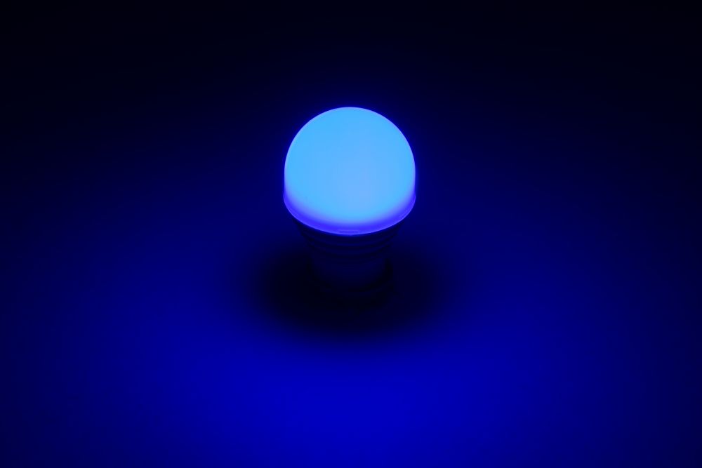 LEDハイパワー 3Dバルブ 24V BA15S ブルー 画像5