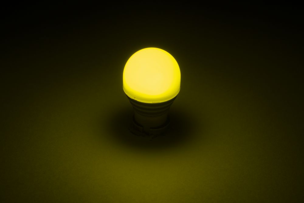 LEDハイパワー 3Dバルブ 24V BA15S イエロー 画像3