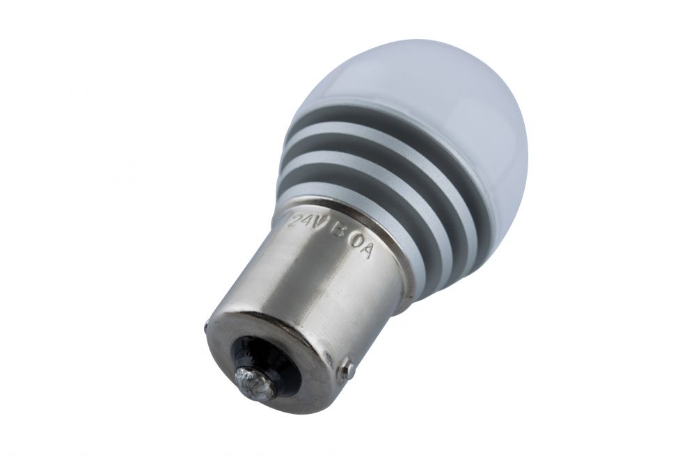 LEDハイパワー 3Dバルブ 24V BA15S イエロー 画像4