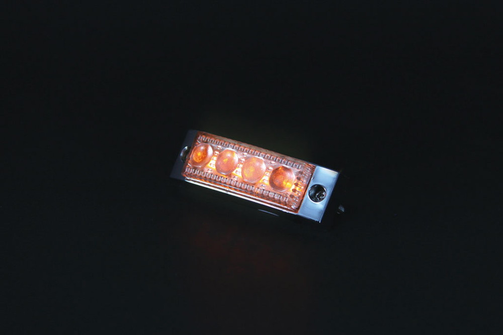 LED4 超ミニフラットマーカー 12V SMDタイプ アンバー 画像2