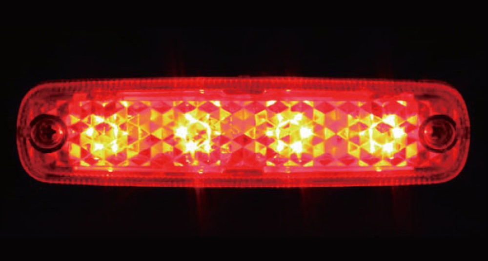LED4 車高灯ランプNEO 24V レッド 画像2