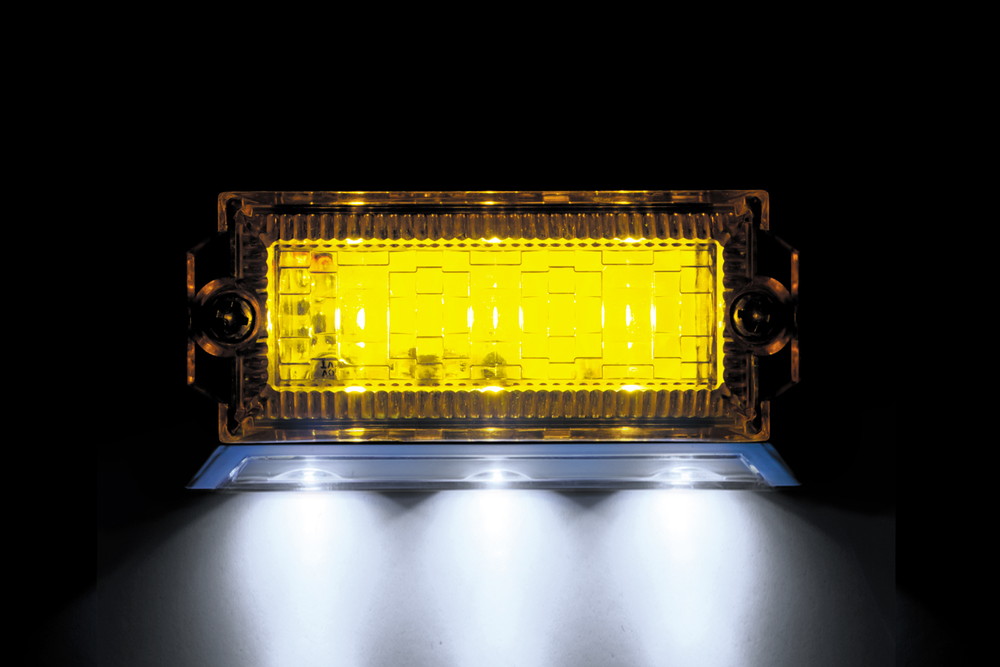 LED6 2WAYフラットマーカーランプNEO 24V イエロー 画像2