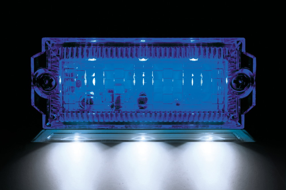 LED6 2WAYフラットマーカーランプNEO 24V ブルー 画像2