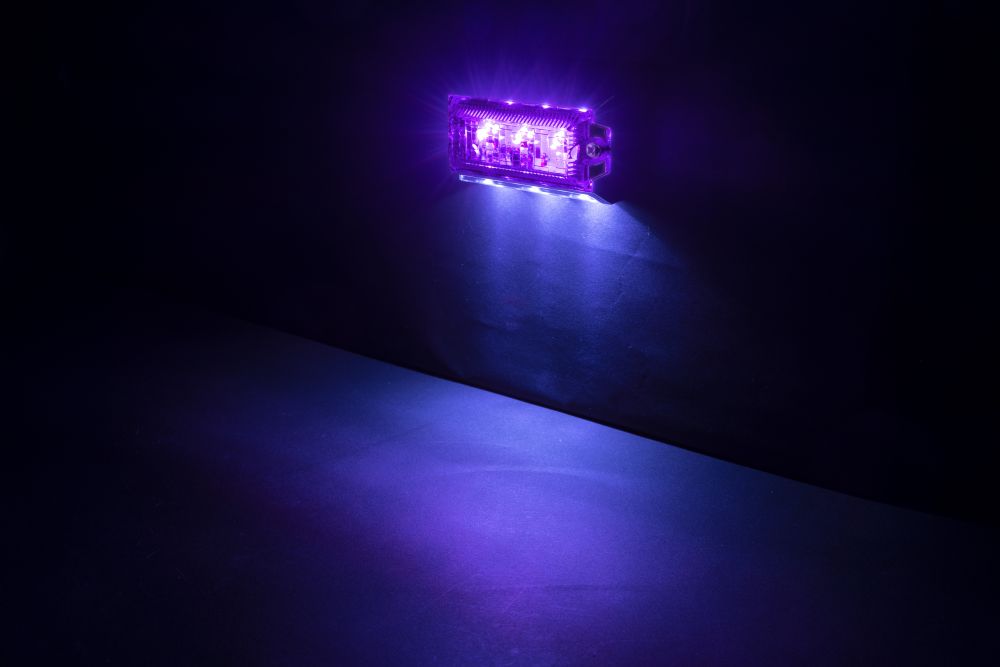 LED6 2WAYフラットマーカーランプNEO 24V ピンク 画像4