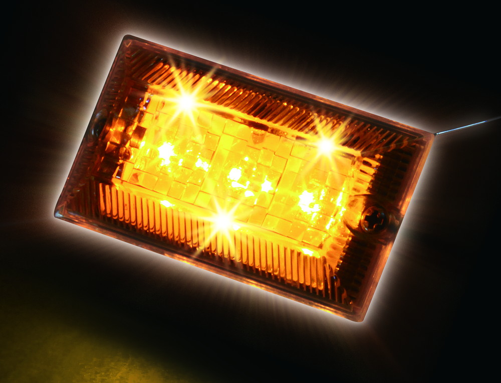 LED3 フラットマーカーNEO 24V アンバー 画像2
