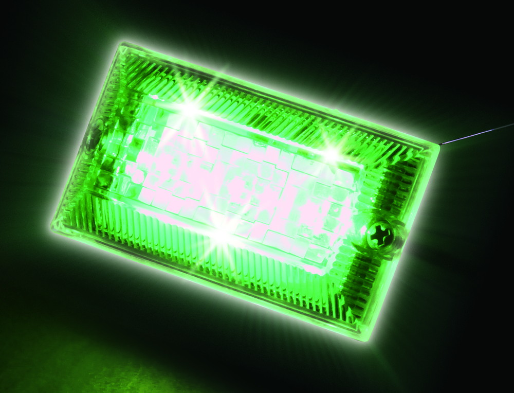 LED3 フラットマーカーNEO 24V グリーン 画像2