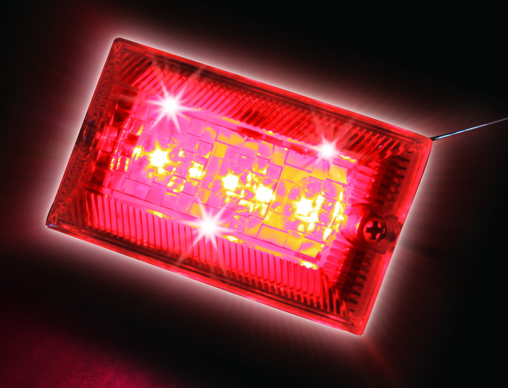LED3 フラットマーカーNEO 24V レッド 画像2