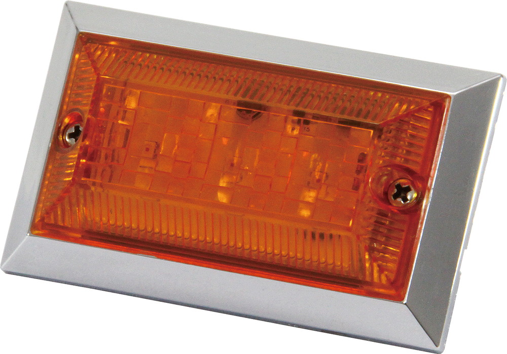 LED3 フラットマーカーNEO 24V アンバー/アンバー