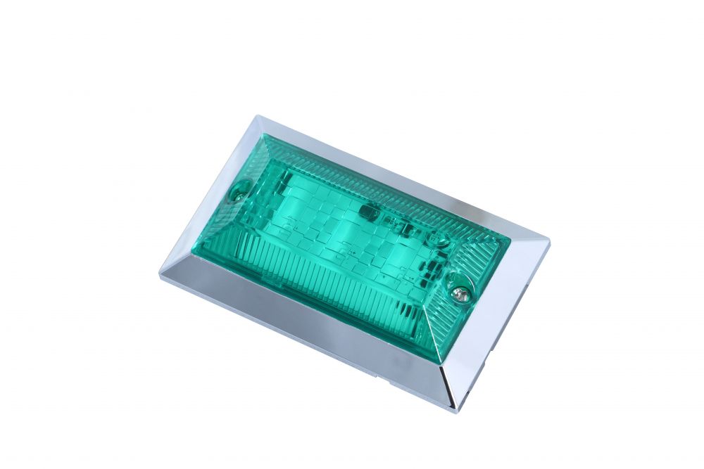LED3 フラットマーカーNEO 24V グリーン/グリーン 画像2