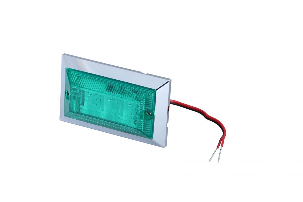 LED3 フラットマーカーNEO 24V グリーン/グリーン 画像3