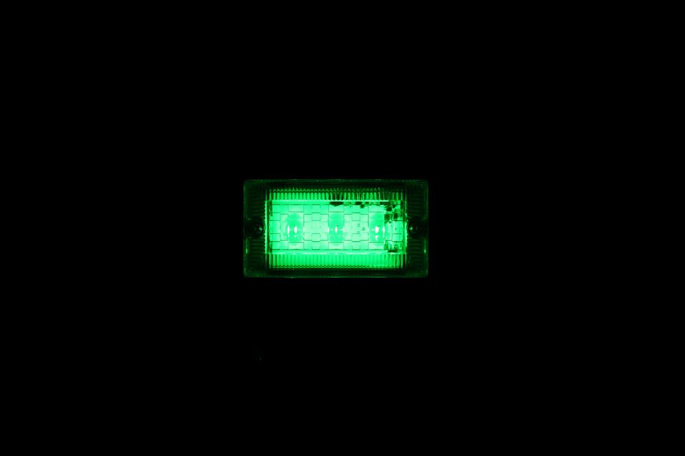 LED3 フラットマーカーNEO 24V グリーン/グリーン 画像5