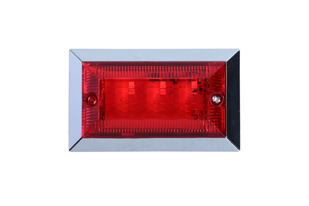 LED3 フラットマーカーNEO 24V レッド/レッド 画像4
