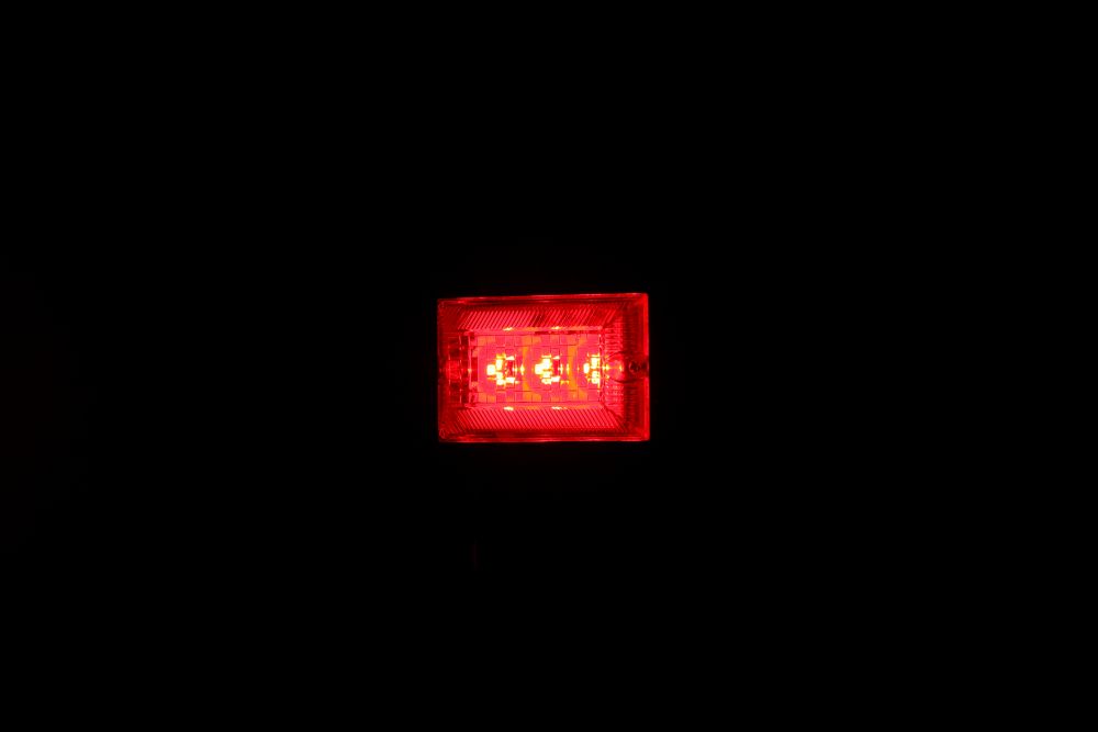LED3 フラットマーカーNEO 24V レッド/レッド 画像5