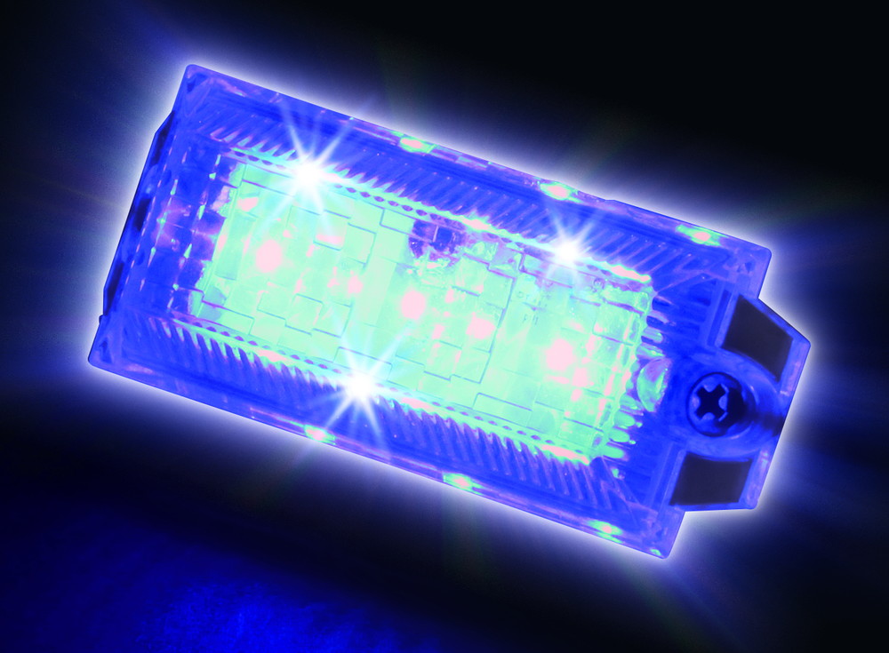 LED3 ミニフラットマーカーNEO 24V ブルー 画像2