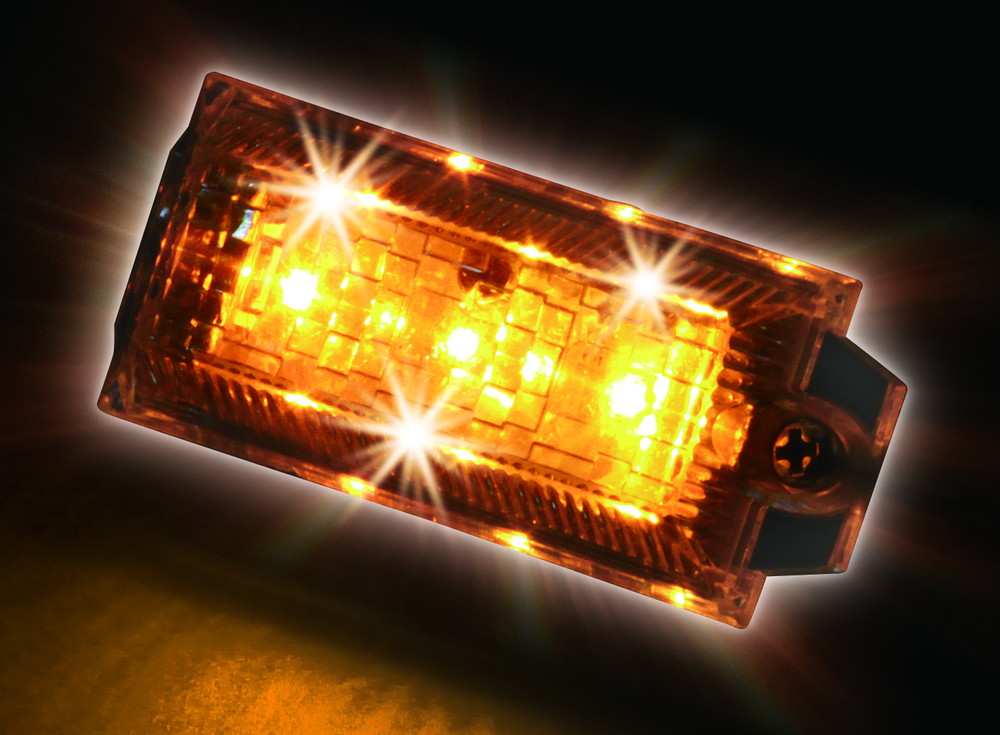 LED3 ミニフラットマーカーNEO 24V アンバー 画像2
