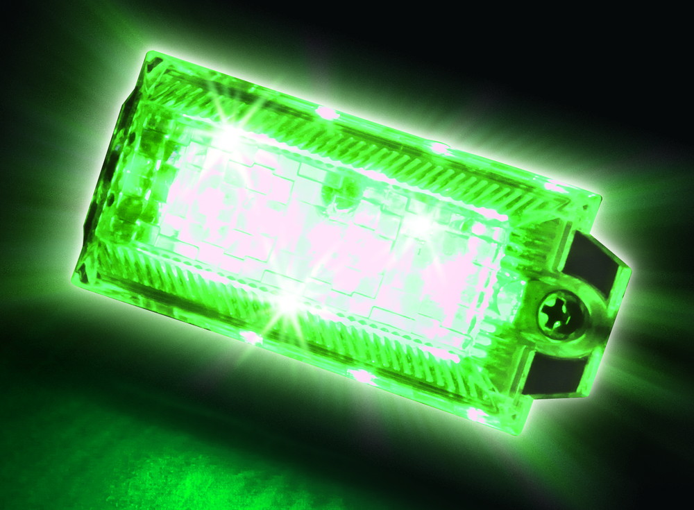 LED3 ミニフラットマーカーNEO 24V グリーン 画像2