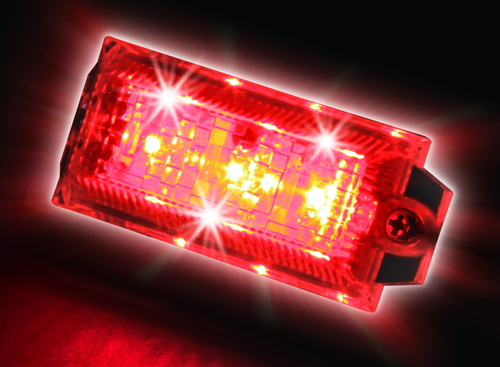 LED3 ミニフラットマーカーNEO 24V レッド 画像2