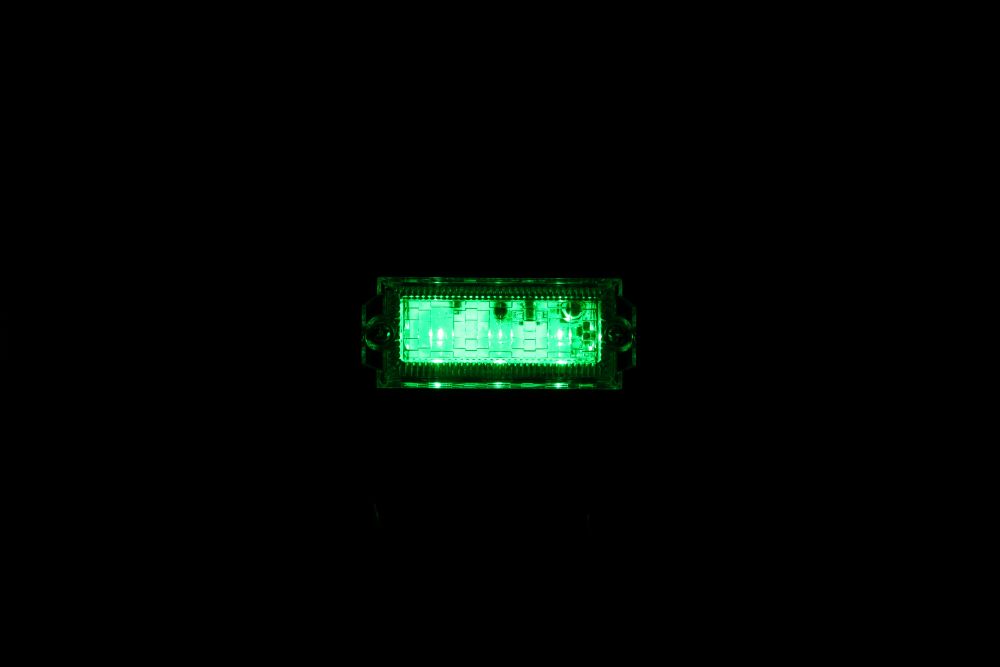 LED3 ミニフラットマーカーNEO 24V グリーン/グリーン 画像3