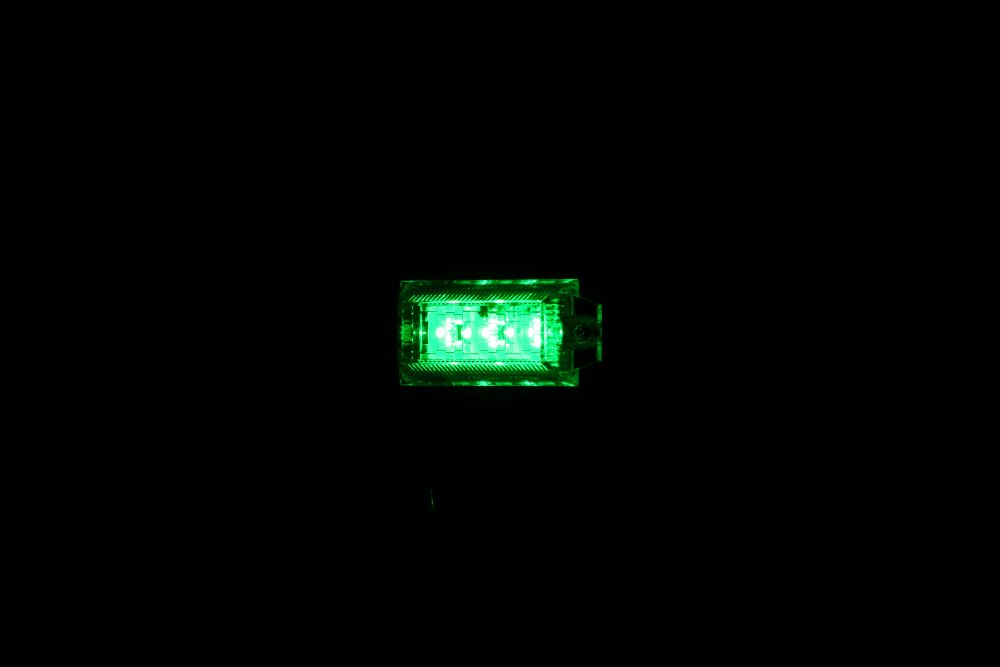 LED3 ミニフラットマーカーNEO 24V グリーン/グリーン 画像4
