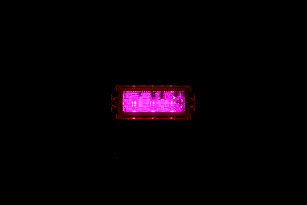 LED3 ミニフラットマーカーNEO 24V ローズピンク 画像3