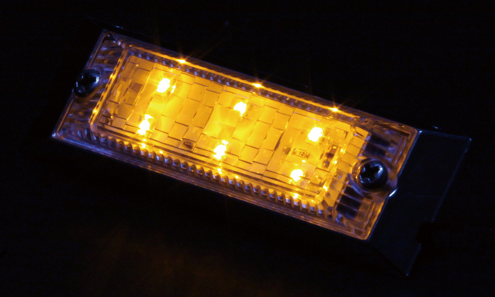 LED6 ウルトラフラットマーカー 24V アンバー 画像2