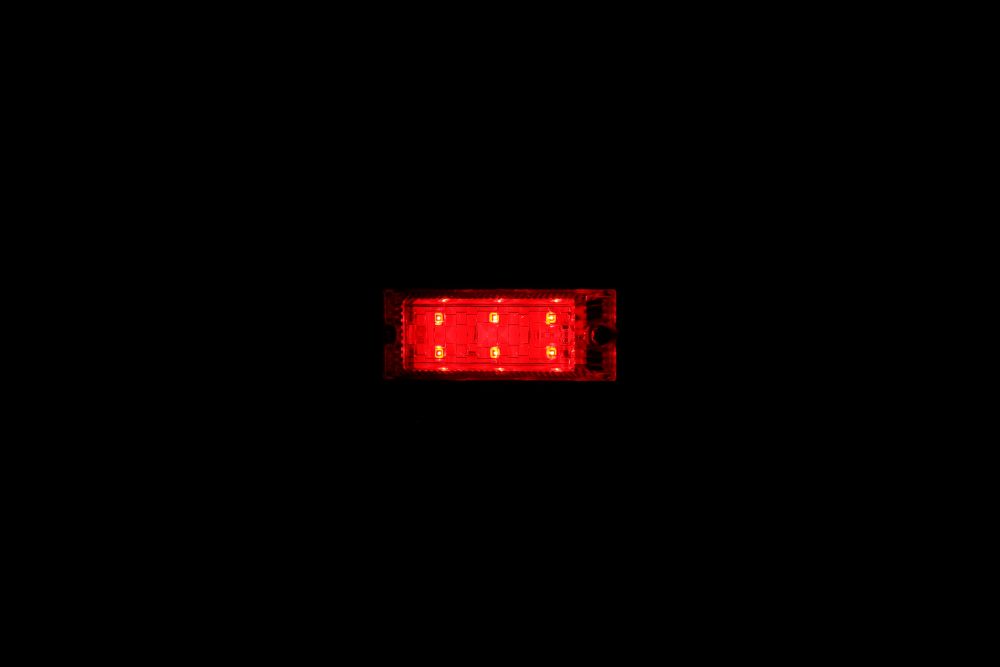 LED6 ウルトラフラットマーカー 24V レッド 画像5