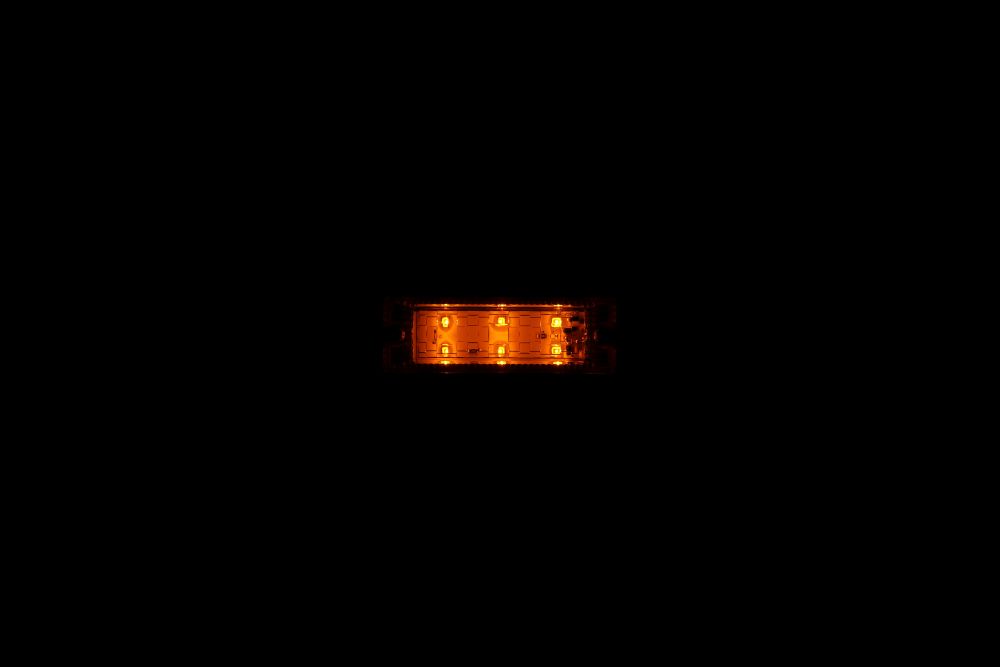 LED6 ウルトラフラットマーカー 24V アンバー/アンバー 画像2