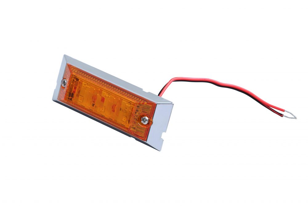 LED6 ウルトラフラットマーカー 24V アンバー/アンバー 画像5