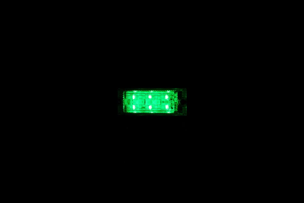 LED6 ウルトラフラットマーカー 24V グリーン/グリーン 画像5