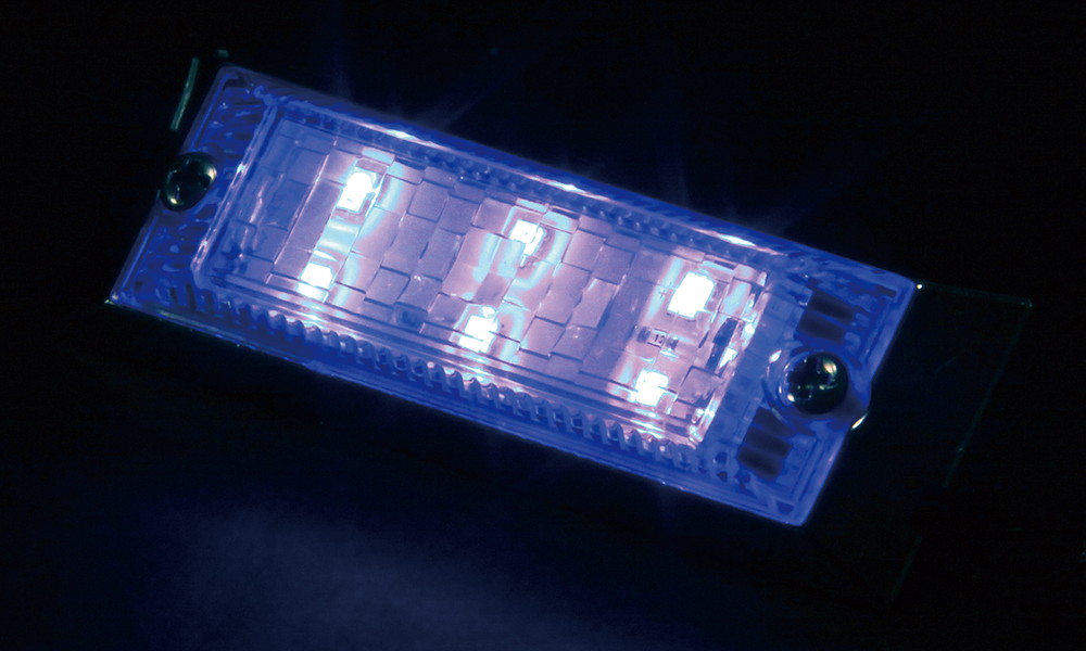 LED6 ウルトラフラットマーカー 12V ブルー 画像2