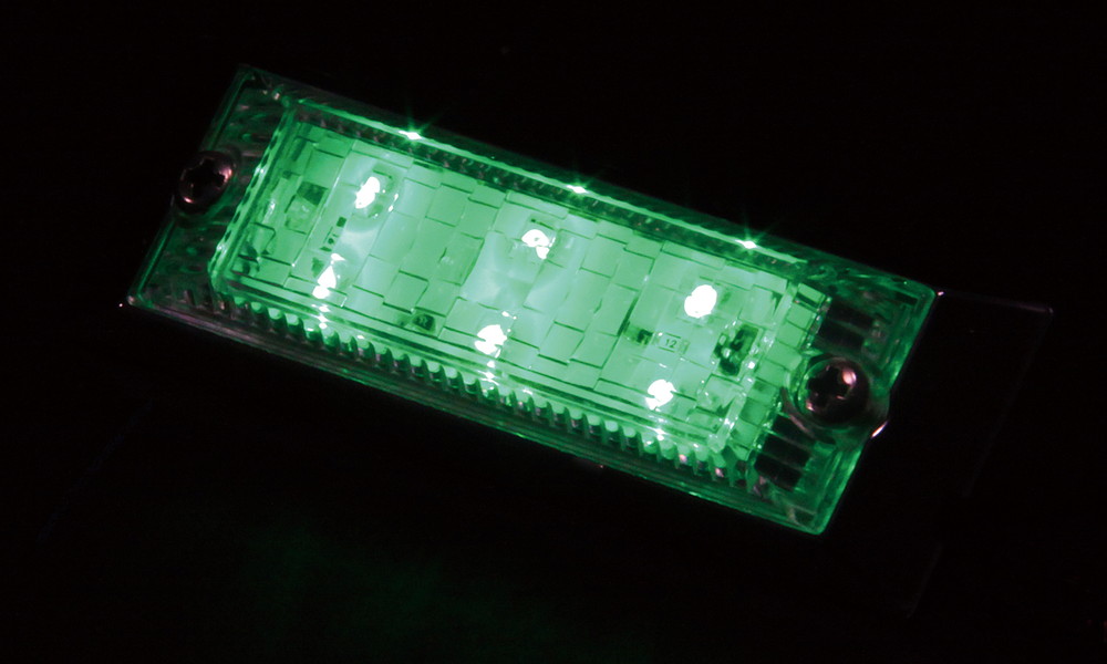LED6 ウルトラフラットマーカー 12V グリーン 画像2