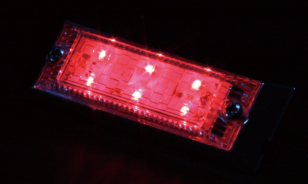 LED6 ウルトラフラットマーカー 12V レッド 画像2