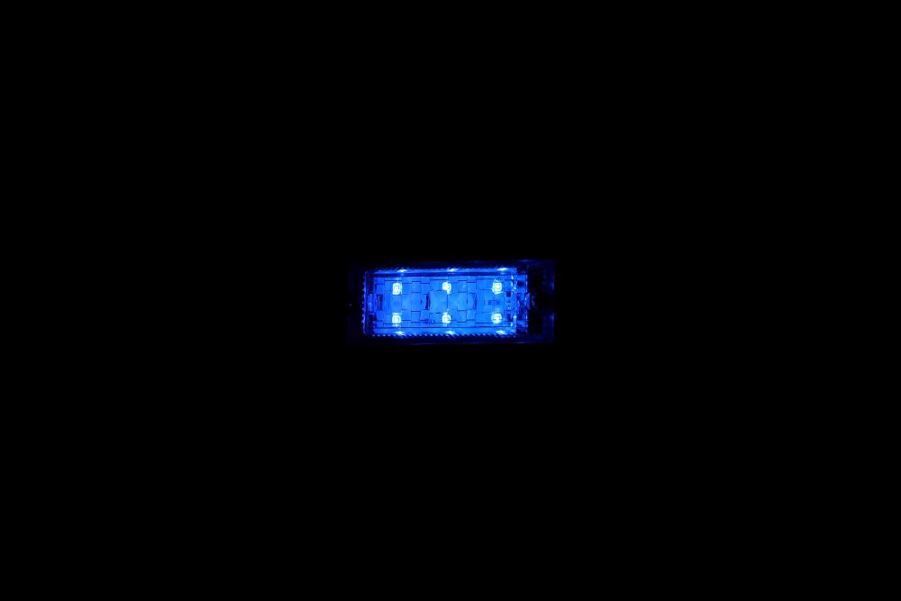 LED6 ウルトラフラットマーカー 12V ブルー/ブルー 画像3