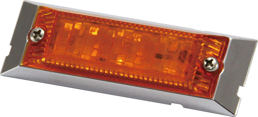 LED6 ウルトラフラットマーカー 12V アンバー/アンバー