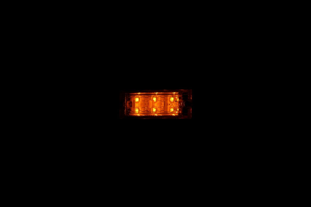 LED6 ウルトラフラットマーカー 12V アンバー/アンバー 画像4