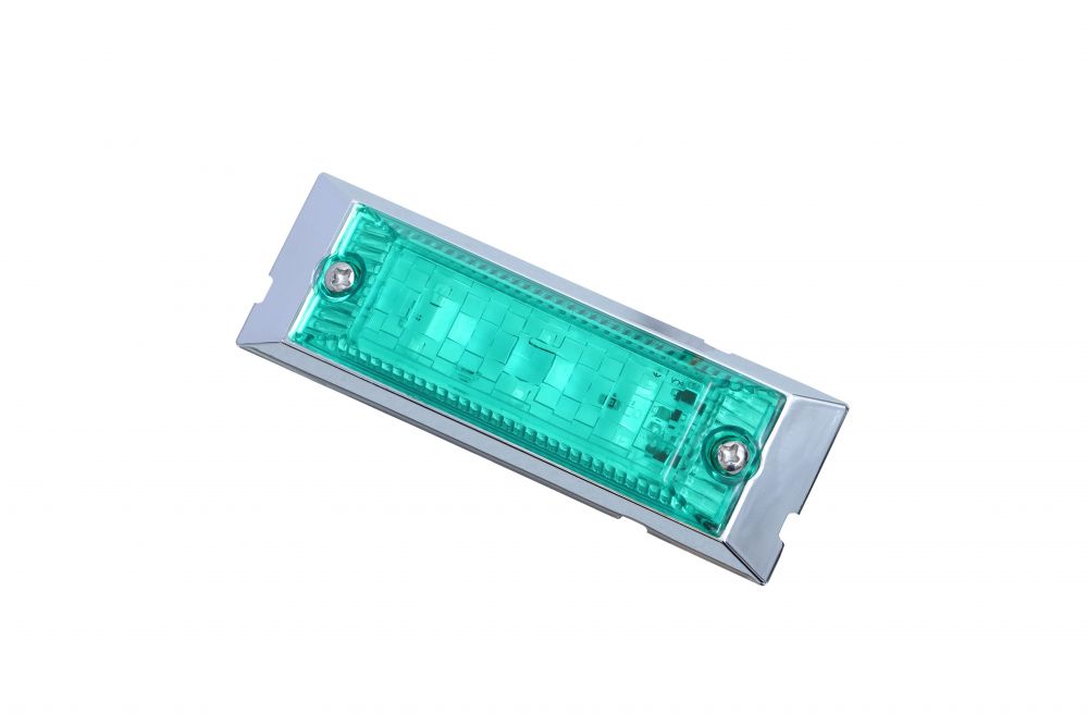 LED6 ウルトラフラットマーカー 12V グリーン/グリーン 画像4