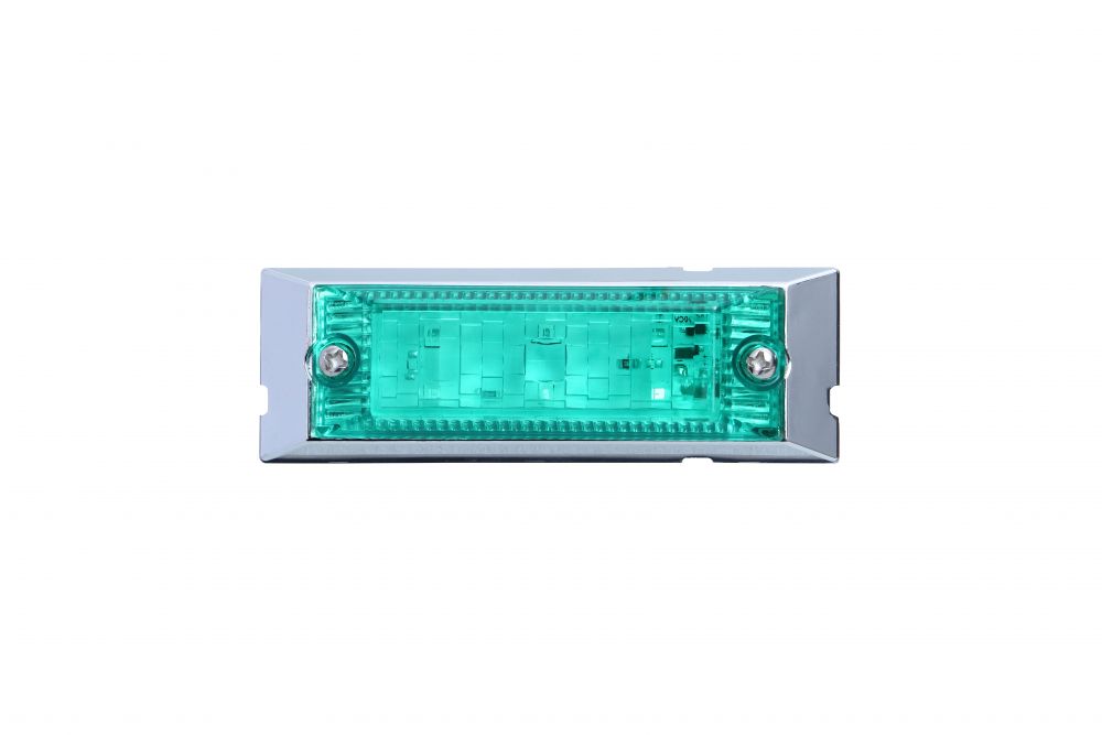 LED6 ウルトラフラットマーカー 12V グリーン/グリーン 画像5