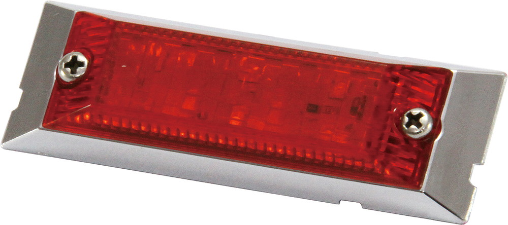 LED6 ウルトラフラットマーカー 12V レッド/レッド