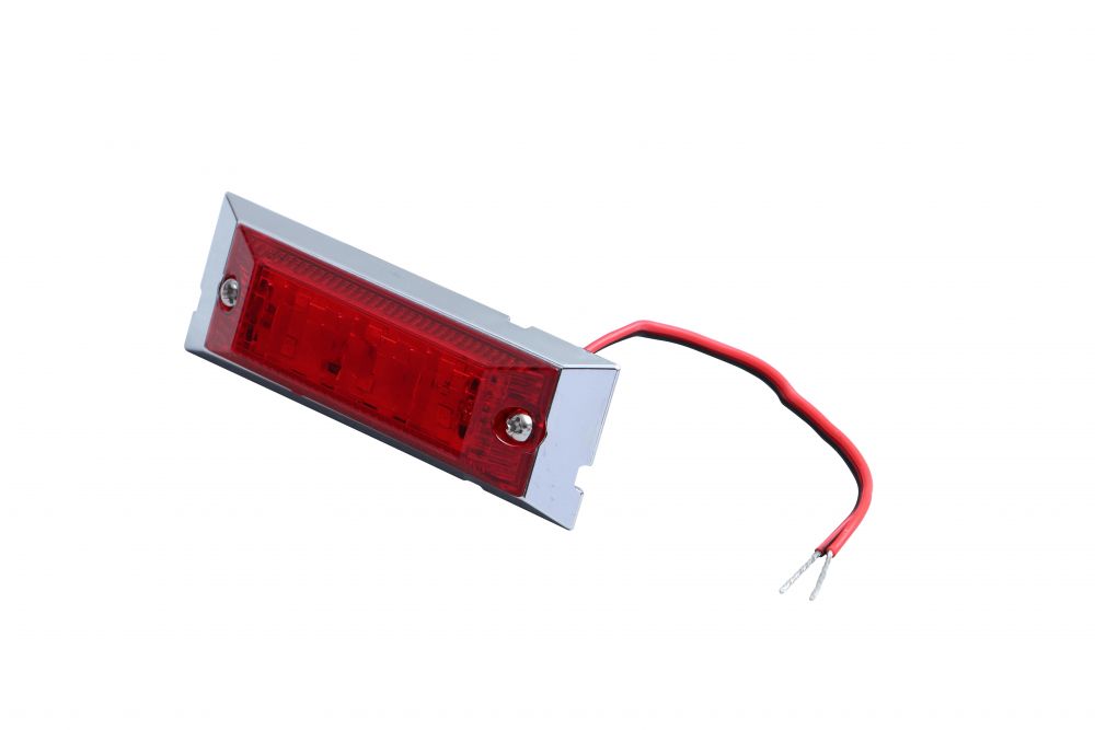 LED6 ウルトラフラットマーカー 12V レッド/レッド 画像5