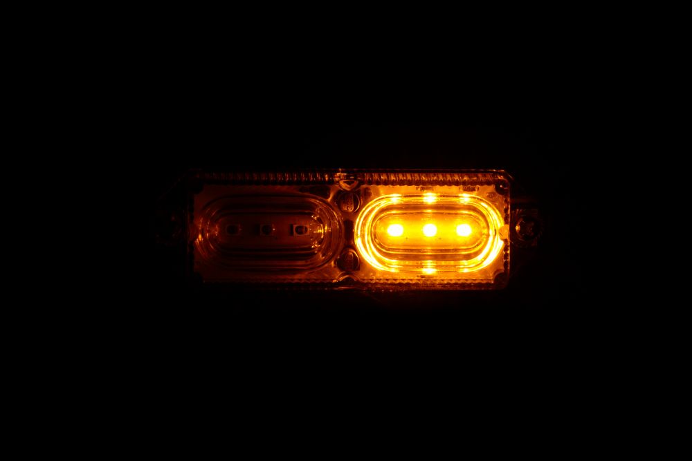 LEDツインストロボマーカー 24V アンバー 画像4