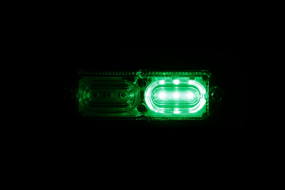 LEDツインストロボマーカー 24V グリーン 画像3
